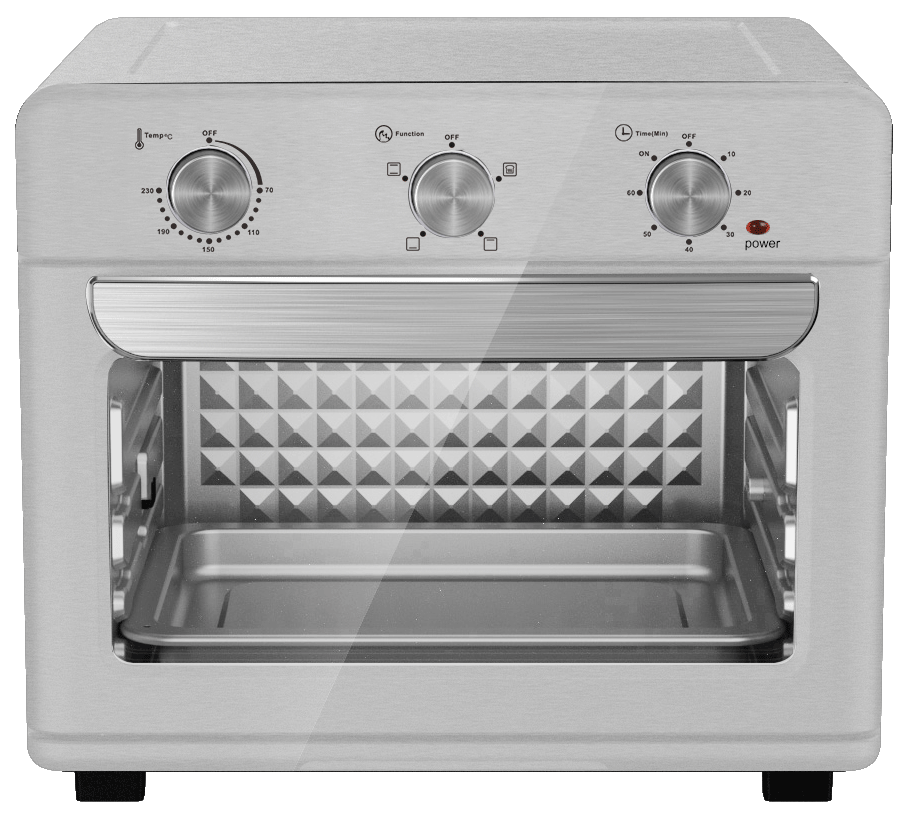 Haihua contrôle de bouton en acier inoxydable 25l air friteuse maison cuisine Convection grille - pain machine électrique four fabricant 